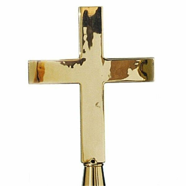 Perfectpatio 56 Brass Plain Church Cross PE3191537